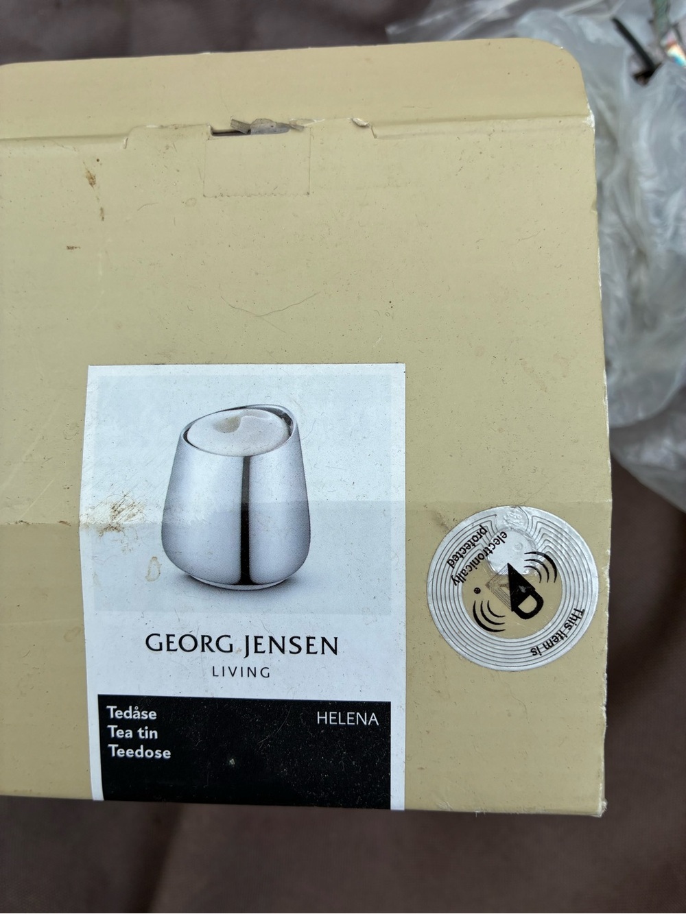 Georg Jensen Helena Tea Tin